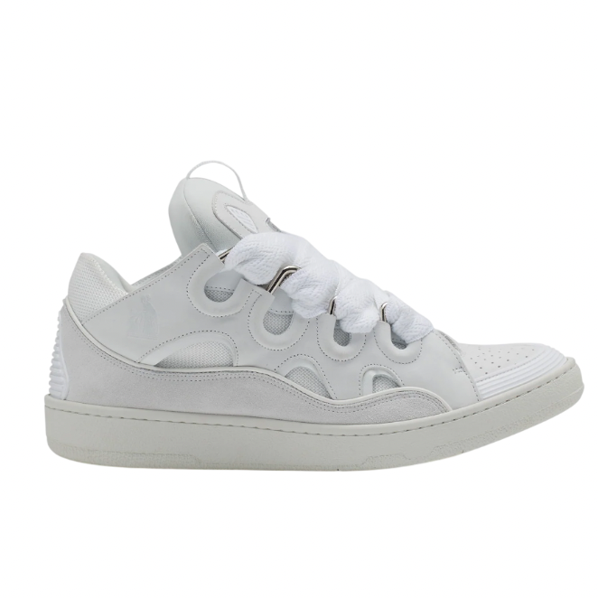 Lanvin Leather Curb Sneakers