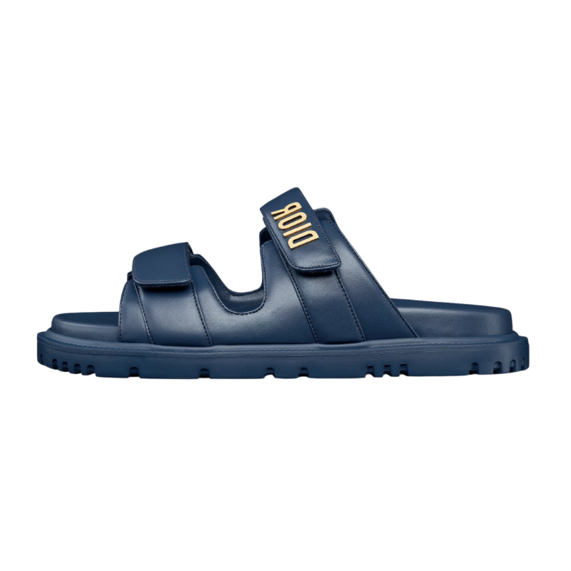 Dioriviera Dioract Slide Deep Blue Lambskin