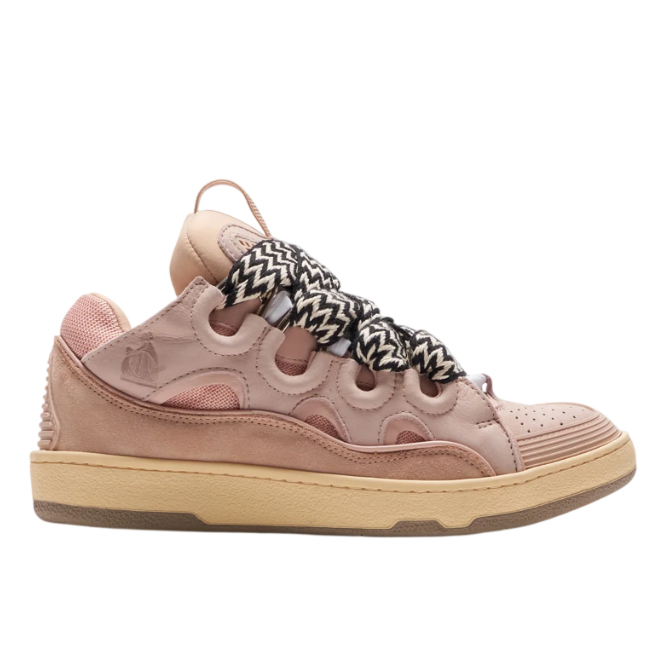Lanvin Leather Curb Sneakers